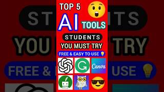 5 Best Free AI Tools in 2025 🚀 #aitools #shorts