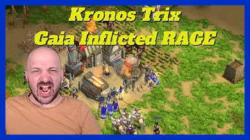 Stat Check Meets Tricks | Ranked 1v1 Kronos vs Gaia #aom #ageofempires