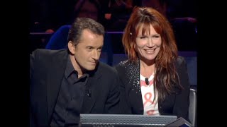 Qui veut gagner des millions ? Clémentine Célarié et Christophe Dechavanne 29/03/2005