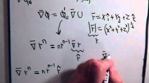Vector Identity With Position Vector/Scalar Example 1