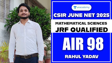 CSIR NET June 2025 Rankers Interview | CSIR NET Mathematical Sciences Toppers Interview | AIR 98 JRF