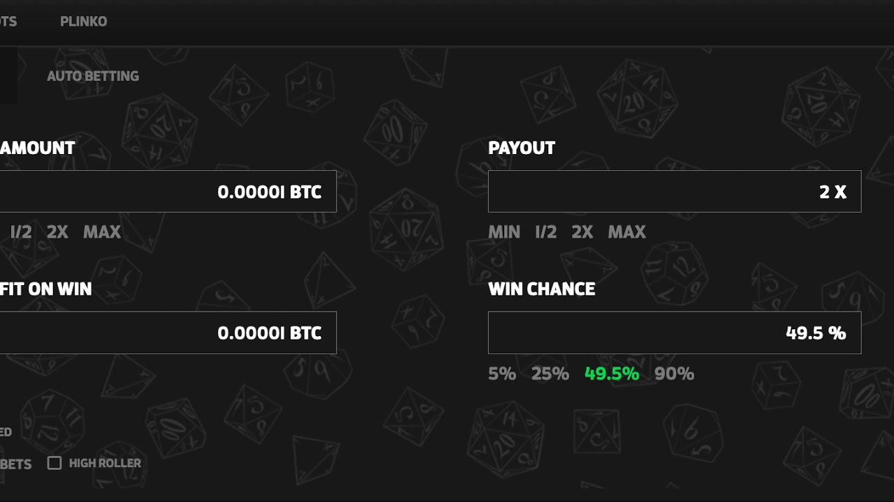 MintDice's Bitcoin Dice