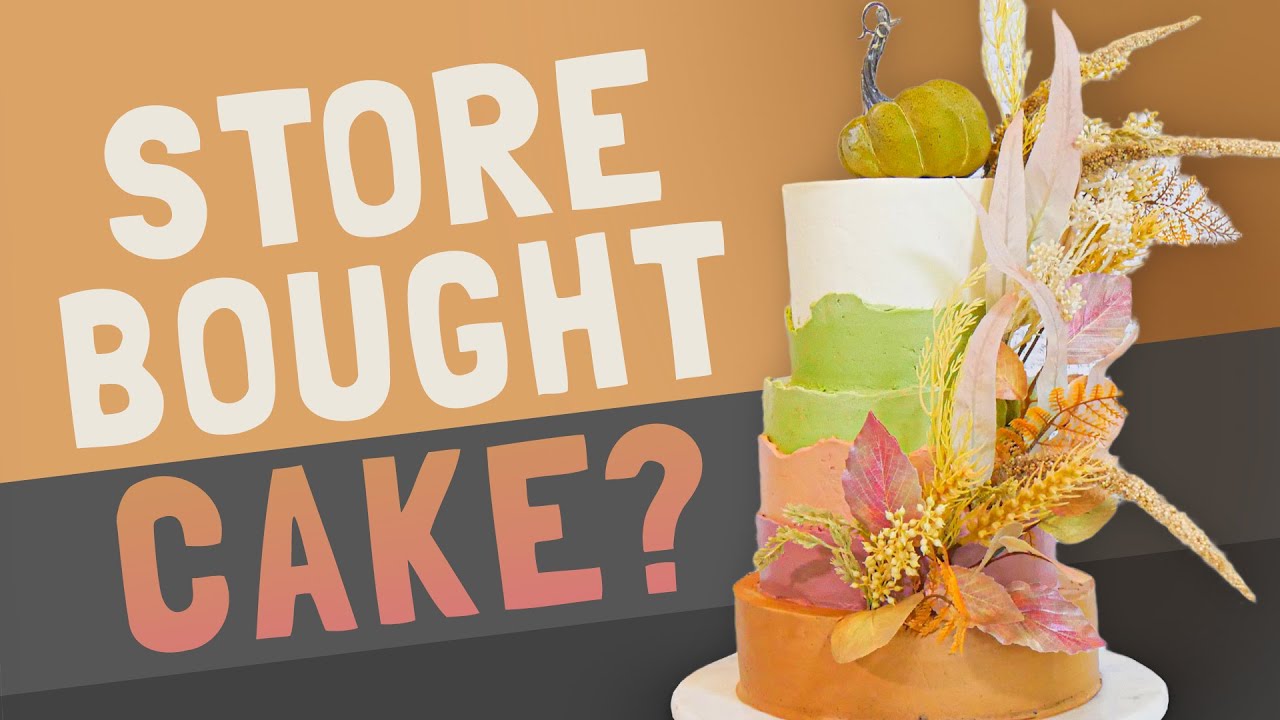 My Husband Dared Me to Make a Store Cake Into a Fancy Cake