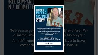 Amtrak Sale on Roomette's | Twice as Nice Sale