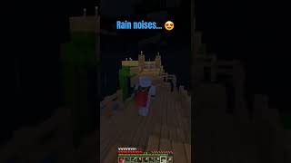 Minecraft Rain Be Like... #minecraft