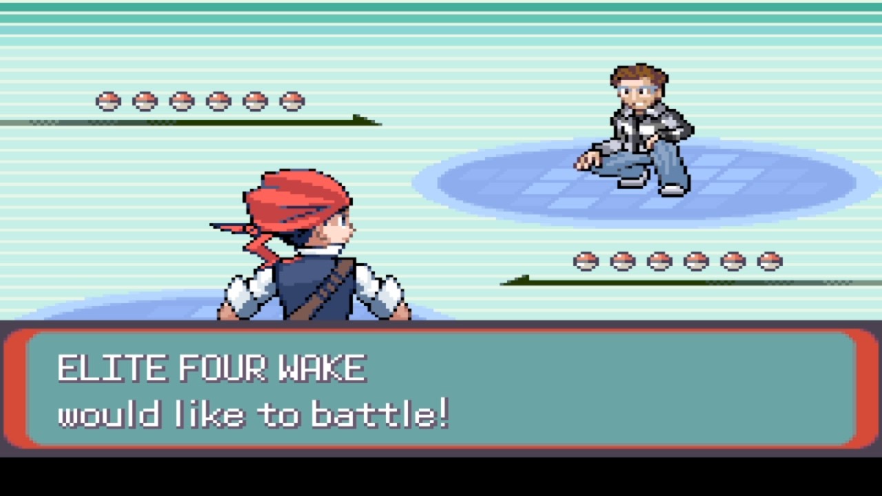 Pokemon Blackpearl Emerald - Elite 4 Member Wake