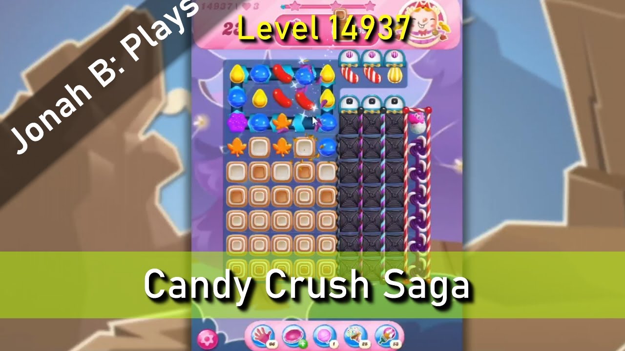 Candy Crush Saga Level 14937 - YouTube