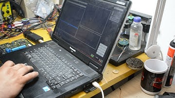 Reading EDC15C2  Peugeot engine ECU on bench in boot mode