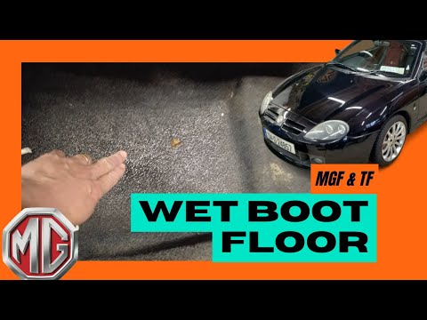 DIY MG F / TF Repair: Stop Water from Getting into Your Boot with this Easy Fix