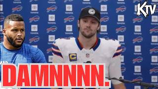 Full Josh Allen BRUTALLY HONEST on EMBARRASSING Aaron Donald LA Rams Update