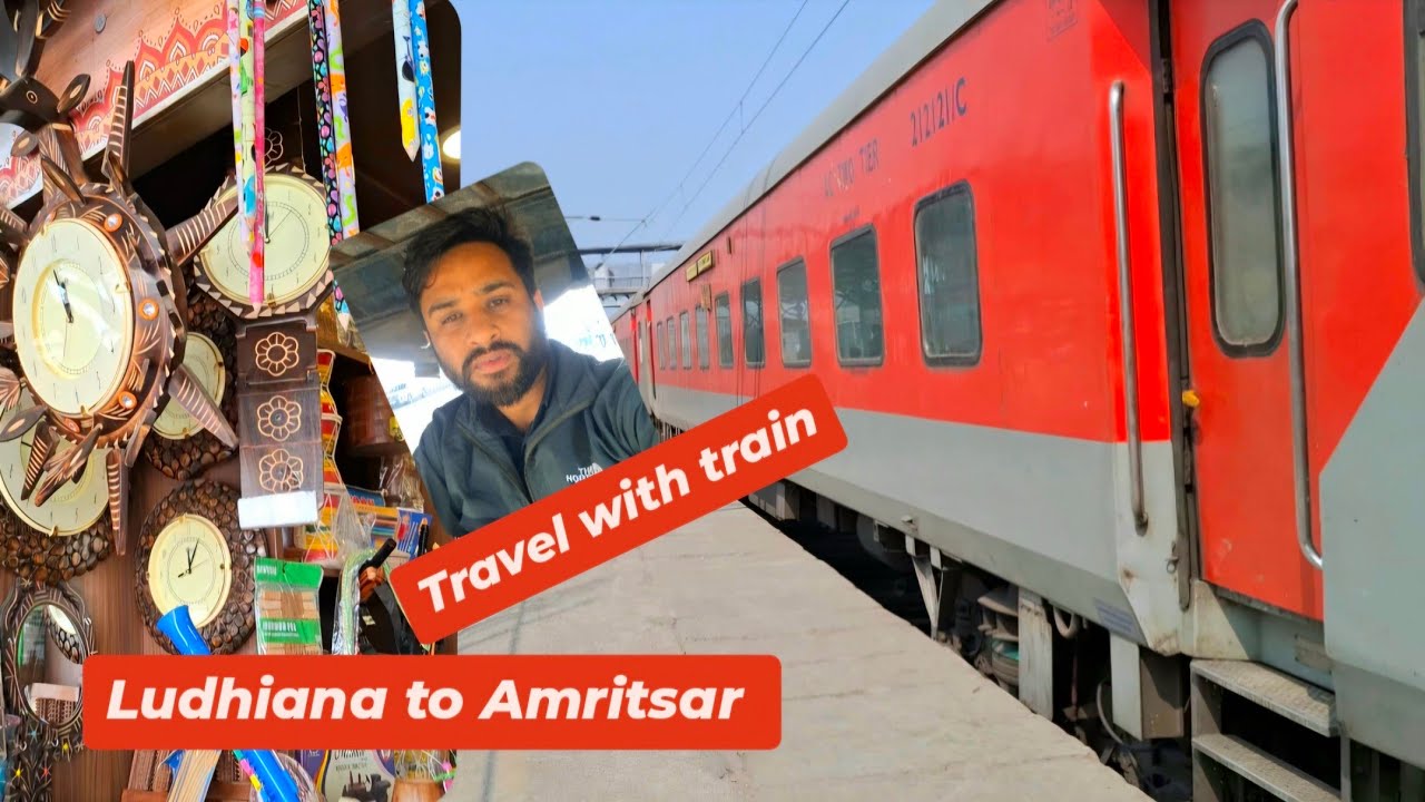 Ludhiana to Amritsar by train @lovesandhravlogs #vlogger #vlogs #YouTube #souravjosh