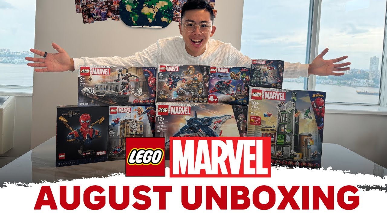 UNBOXING the August 2025 LEGO Marvel Set Wave!