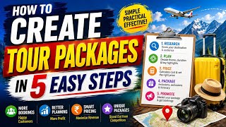How to Create Tour Packages in 5 Easy Steps 🚀 | Travel Agency Business Guide!