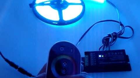 24A 288W RF 433.92MHz Remote Address Touch RGB LED Controller 288W