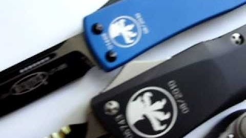 TDEKnives.com Microtech Auto Knife Collection Halo V Troodon UTX-85