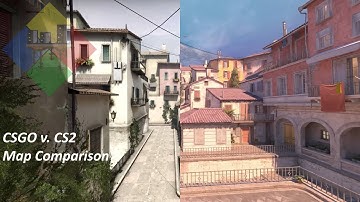 Counter-Strike: Global Offensive and Counter-Strike 2 Map Comparisons