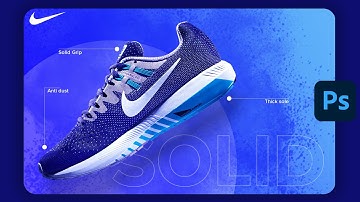 Nike Banner Design - Photoshop Tutorial | Graphic Designing | Xetog