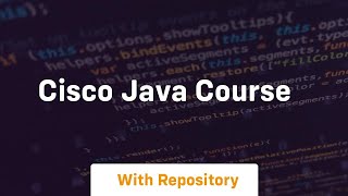 cisco java course