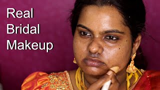 South Indian Bridal Makeup/ Dusky Skin Makeup Tutorial / Winter Bridal Makeup screenshot 5