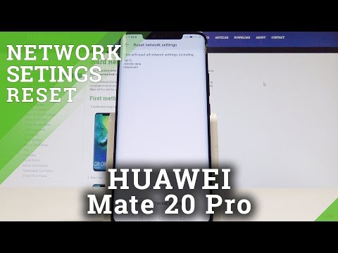 How to Reset Network Settings on HUAWEI Mate 20 Pro - Restore Factory Network Configuration