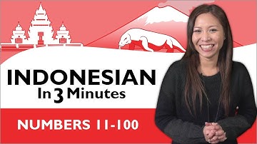 Learn Indonesian - Indonesian in Three Minutes - Numbers 11-100