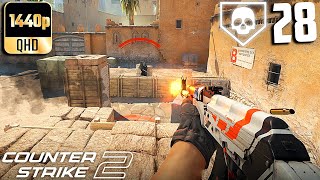 CS2- 28 Kills On Dust 2 Competitive Full Gameplay #18! (No Commentary)