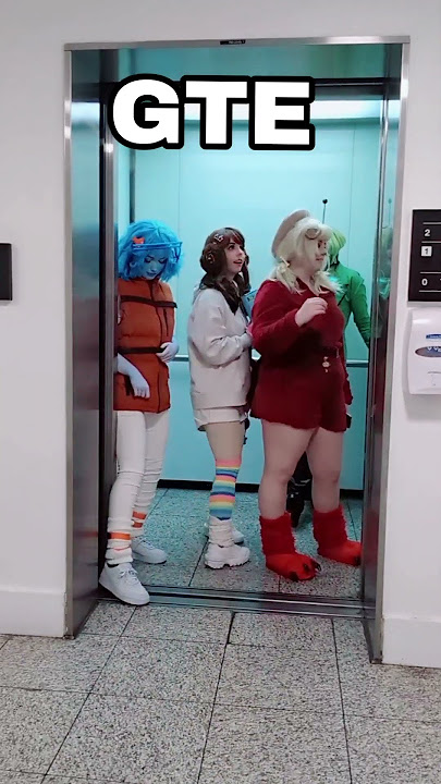 GET TO ELEVATOR ‼️ Dandys world cosplay @toothless.teddie @cospaste @ninbeaa #dandysworld