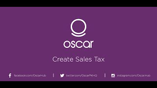 Oscar POS - Create Sales Tax screenshot 3