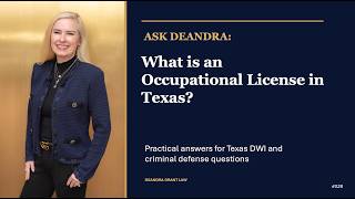 What is an Occupational License in Texas