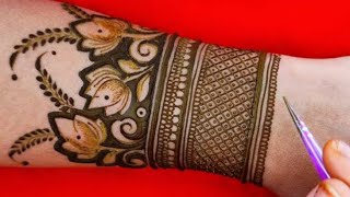 Bridal Mehndi Design Easy And Simple || New Bridal Mehndi Design || #youtube #viral #trending #love