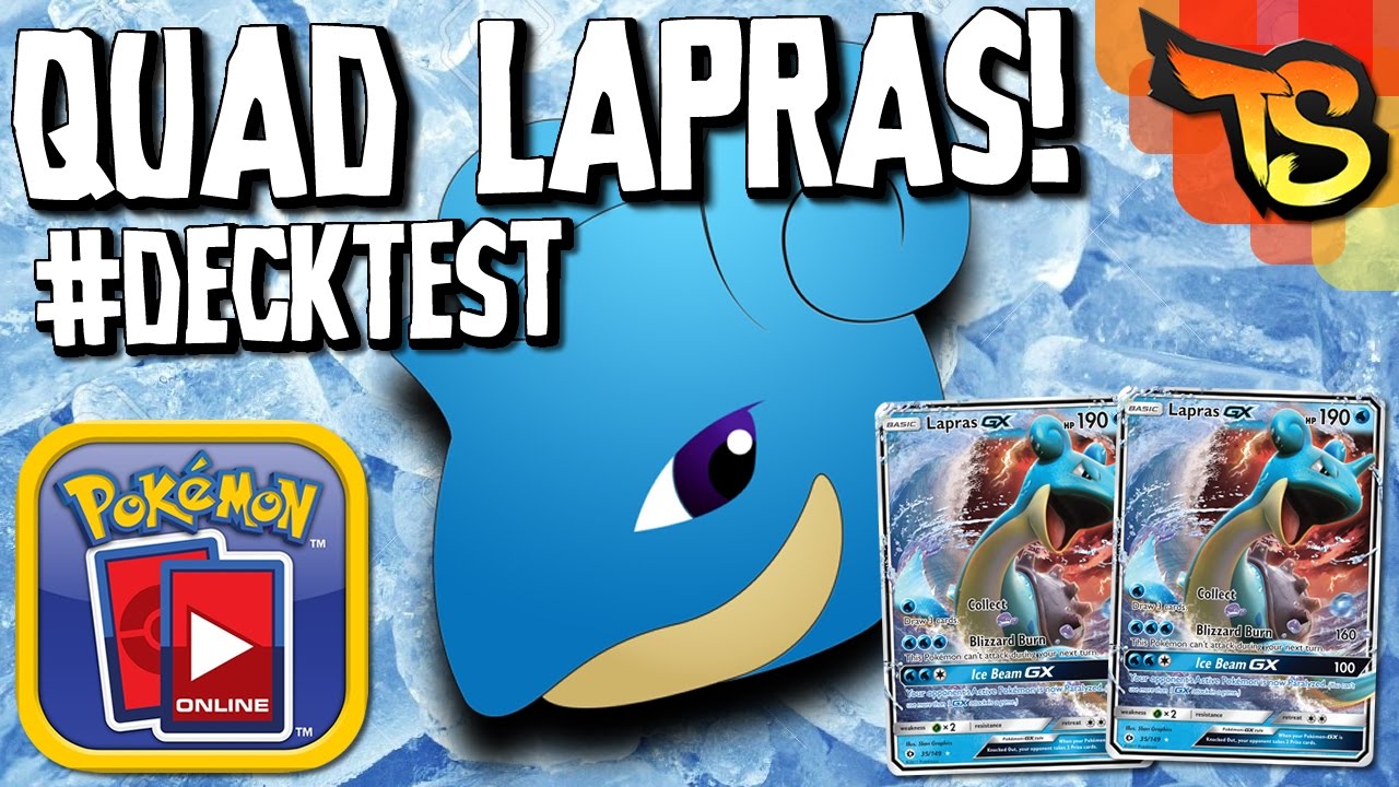 ✪ Pokémon TCG - QUAD Lapras Deck! (ou Wailord Nutella) 