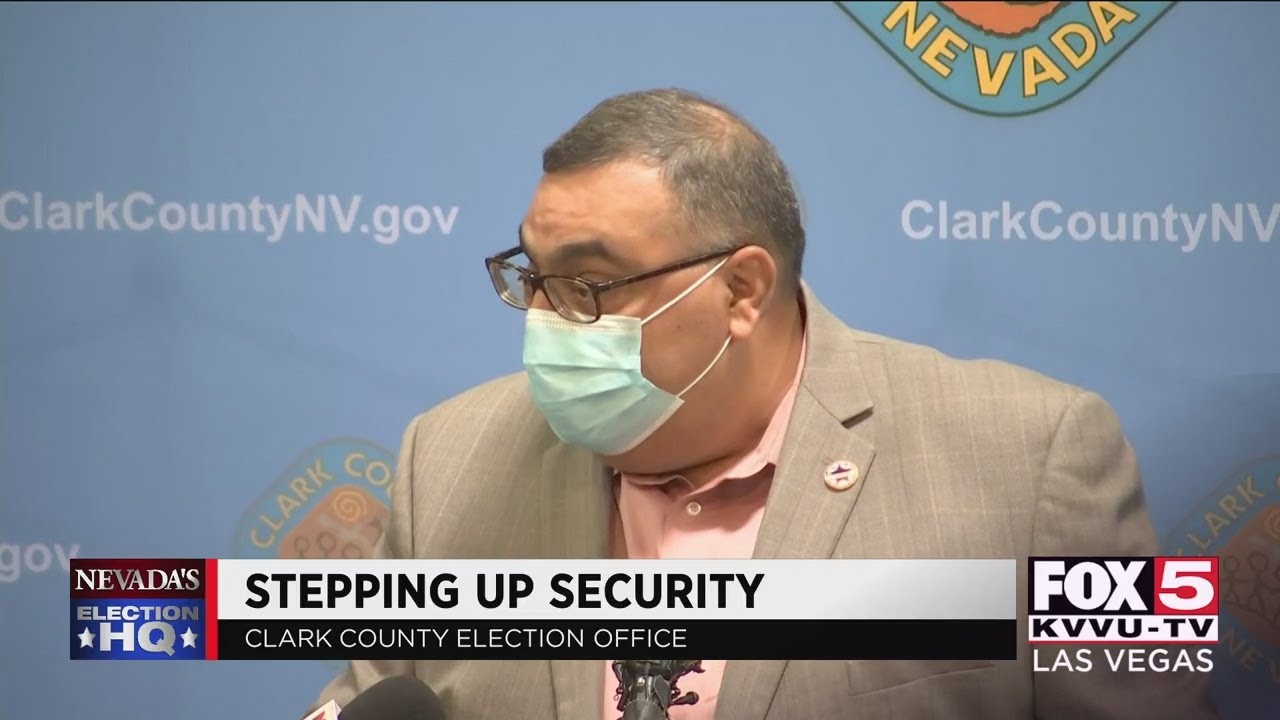 Clark County Registrar of Voters emphasizes election HQ security YouTube