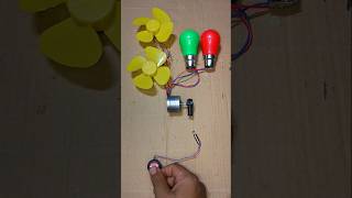Powering Two DC Fan Motors and Two LED Light With Mini Gear Box Coreless Motor • DC Motor #shorts