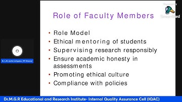 Seminar on "Academic Integrity and Research Ethics"