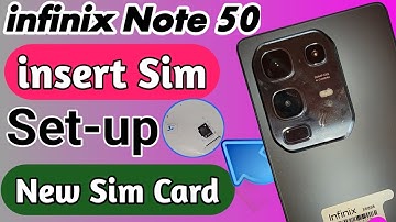 infinix Note 50 insert sim card // Setup New sim Card