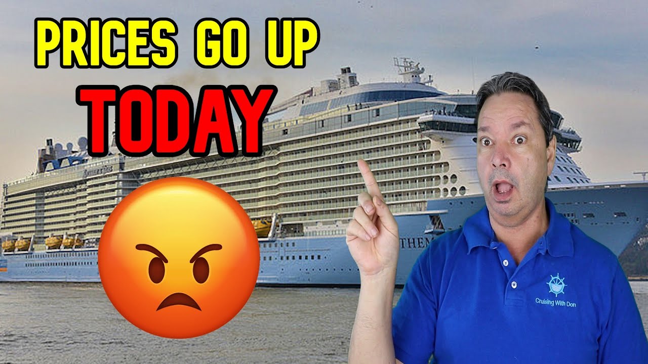 BREAKING NEWS: CRUISE DEPOSITS GO UP AS OF TODAY
