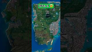 How Big is Map of GTA VI compared to GTA V #grandtheftautovi #gta6 #gta6leaks #rockstar #gta5