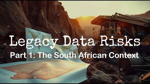 Legacy data risks - The South African Context