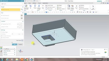 #NX SHEET METAL #Solid Punch