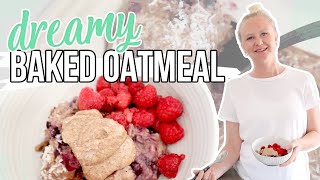 Vegan Baked Oatmeal With Blueberries Banana And Pb