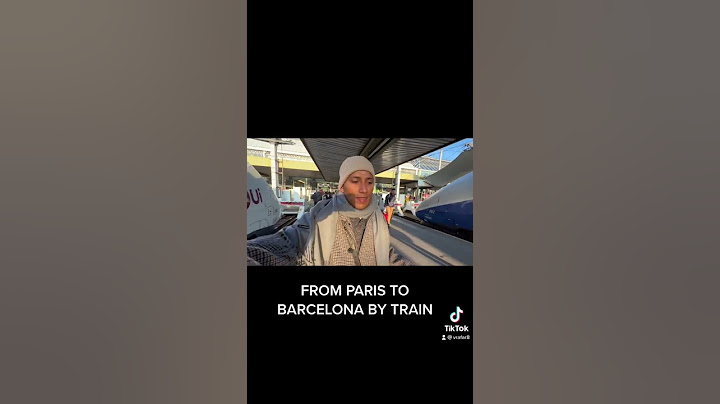 PARIS TO BARCELONA BY TRAIN #paris #barcelona #train