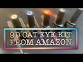 9D CAT EYE GEL POLISH KIT FROM AMAZON. SWATCHES AND REVIEW.
