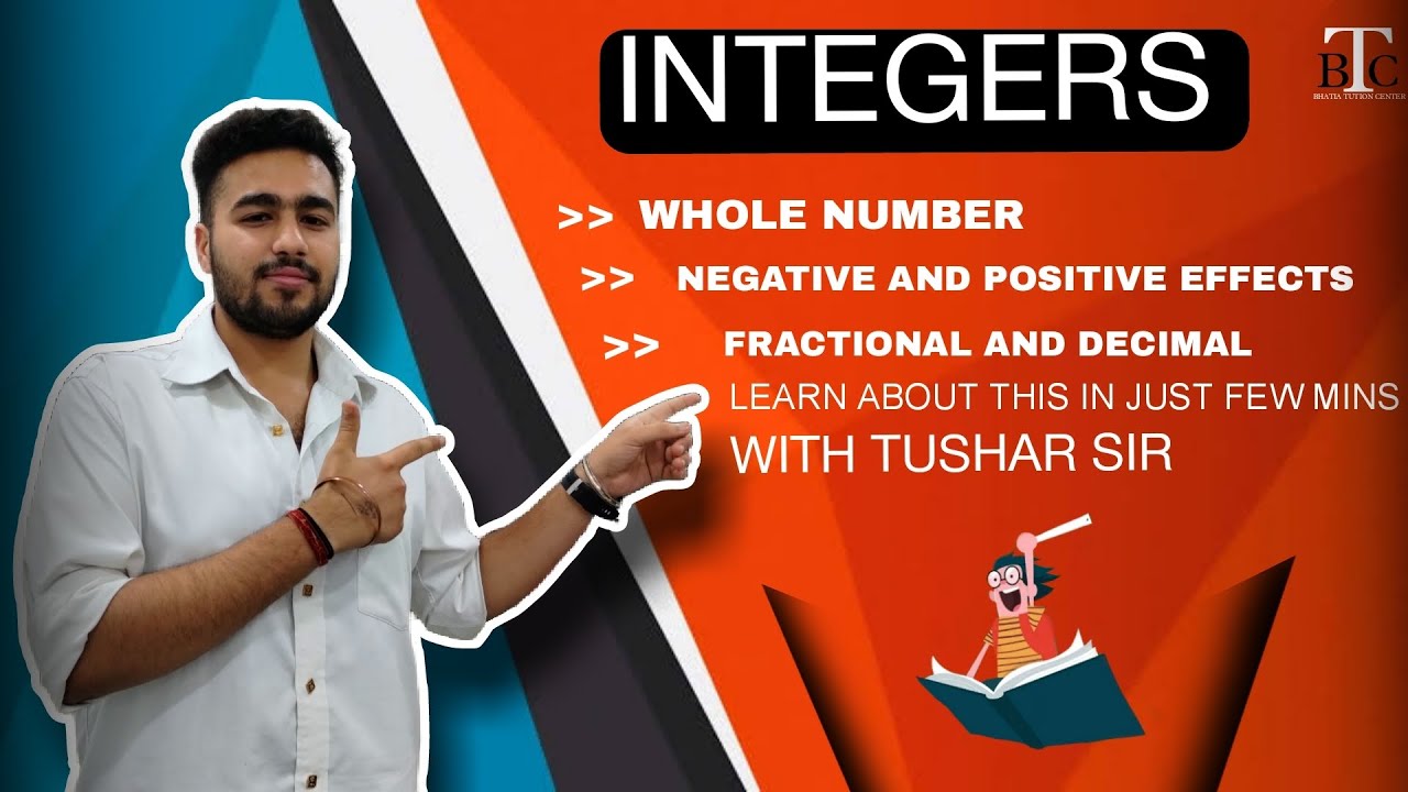 Integers intro by Tushar sir 😳🫡||BTC|| class 6 , 7 , 8 || - YouTube