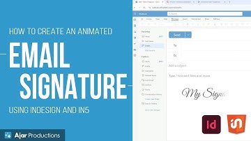 Create an Animated Email Signature with InDesign and in5