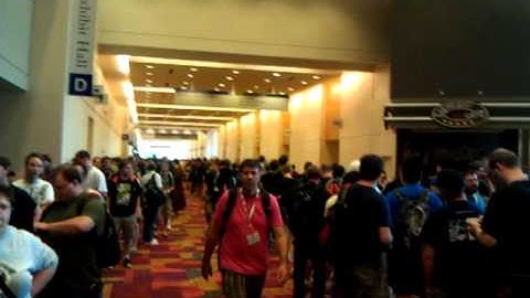 GenCon 2011 Will Call line into the deep black yonder
