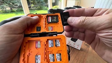 K&F Concept Memory Card Case with 25 Slots, Anti Shock Carrying Case for 4 SD Cards Review