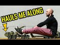 Full metal military rc truck  trailer  can pull an adult not clickbait