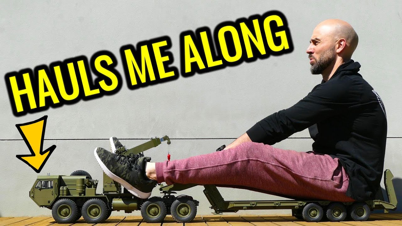 FULL METAL MILITARY RC TRUCK \u0026 TRAILER 