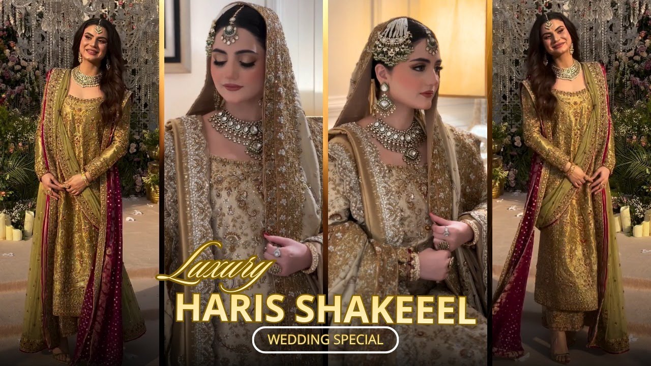 Haris Shakeel 🌸 Wedding Collection 2026 | Latest Formal Dresses for Pakistani Weddings & Parties 👗✨