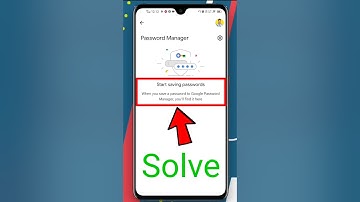 how to save passwords in password manager  | #shorts